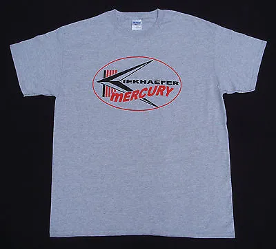 Kiekhaefer Mercury Vintage Style Outboard Motor Shirt Retro Nautical New Gray • $24.95