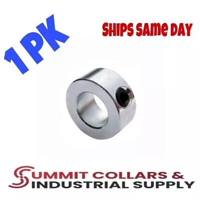 5/8” ID Shaft Set Screw Solid Steel Collar Stop Zinc Plated  (1) Pc • $6.99