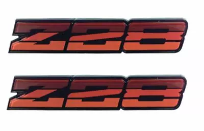 OER Reproduction Red Rocker Panel Emblem Set 1982-1984 Chevrolet Camaro Z28 • $138.98