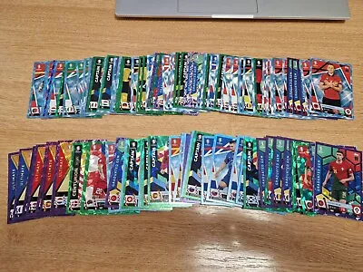 Topps UEFA Euro 2024 Match Attax Parallels Blue / Green / Purple - Choose Any 2 • £4.75