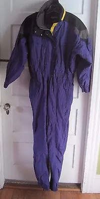 Nordica Vertech 3 Insulated One Piece Suit Winter Ski Snowsuit Womens 10 Purple • $129.99