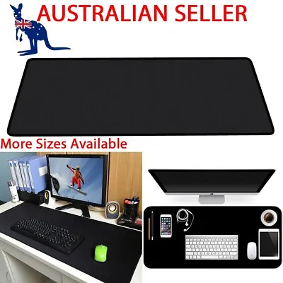 $8.99 • Buy Extra Large Size Gaming Mouse Pad Desk Mat Anti-slip Rubber Speed Mousepad Black