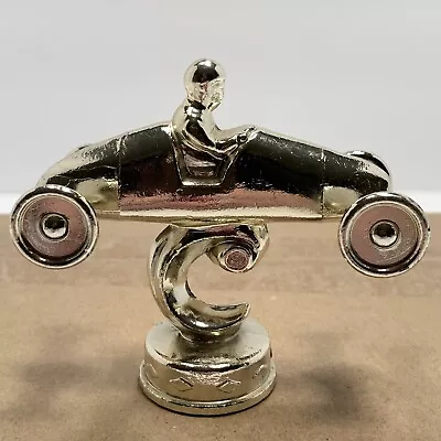 Vintage Gold Metal Hood Ornament For Trophy Top Motorcycle Car Boats Hot Rods • $9.99
