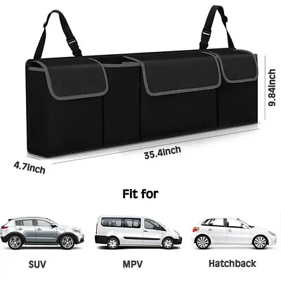 Back Seat Organizer Interior Accessories Car Trunk Storage Bag Oxford W/ 4Pocket • $6.89