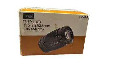 373695 Sears Telephoto 135mm F:2.8 Lens With Macro- Canon  C  Mount • $23.99