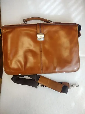 Johnston And Murphy Executive Leather Briefcase • $65