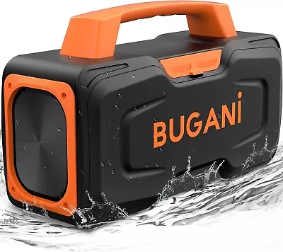 BUGANI Portable Wireless Speaker IPX7 Waterproof 50W Loud Speaker Subwoofer • $42.99