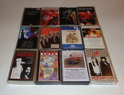 Vintage Lot Of 11 Cassettes Soundtracks + Bouns Milli Vanilli Cassette • $17.99