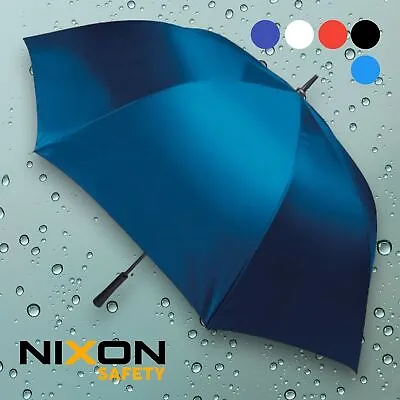 KIMOOD Large 46  Diameter Auto-Opening Golf Umbrella - Choice Of Colours • £12.99