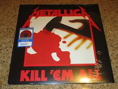 £10.02 • Buy Kill 'Em All - US Exclusive Red Vinyl Walmart - Metallica 