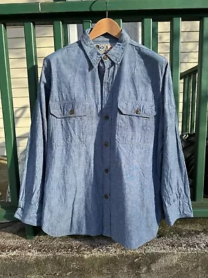 Mister Freedom Snipes Shirt - BR Chambray Size XL • $200