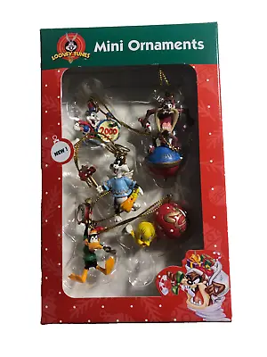 Vintage Looney Tunes Mini Christmas Ornaments Set 5 Trevco 2000 Tweety Bugs 4947 • $11.99