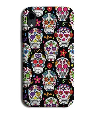 Multicoloured Sugar Skulls Phone Case Cover Traditional Mexican Floral G593 • £14.95