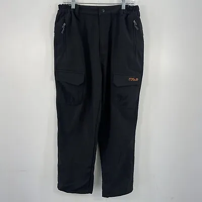 Rowe Outdoor Black Stretchy Insulated Cargo Pants Mens Size Medium  • $20.80