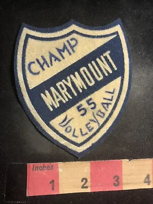 Vintage 1950s 1955 MARYMOUNT VOLLEYBALL CHAMPS Letter Jacket Patch 99C6 • $17.09