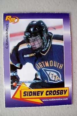 (018b) 2003  Rookie Review #56  Sidney Crosby His First Rookie Card. Mint  • $9.95