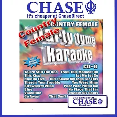 Party Tyme Karaoke Cd Cdg Cd+g Disc Backing Tracks Songs - Country Female Hits • £7.99