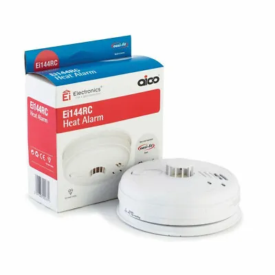 AICO MAINS Optical Smoke & Heat Alarm EI-168RC EI-146e EI-144RC All NEW • £48