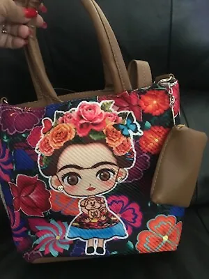 $30 • Buy Frida Kahlo Bag With Coin Purse
