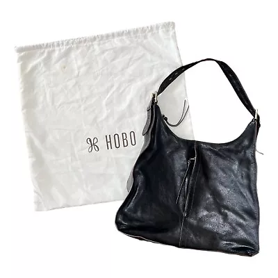 Hobo International Marley Black Shoulder Bag W/ Duster • $69.99