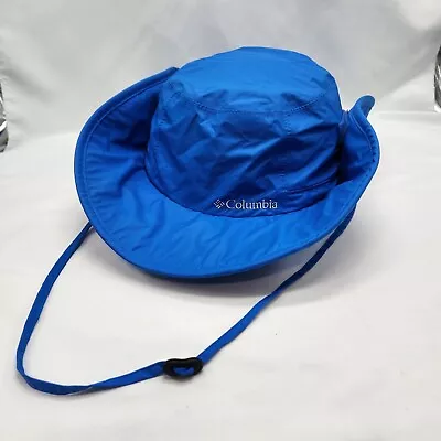 Columbia Omni Tech Waterproof Sun Hat Breathable Blue Bucket Boonie Camping 0/S • $19.99