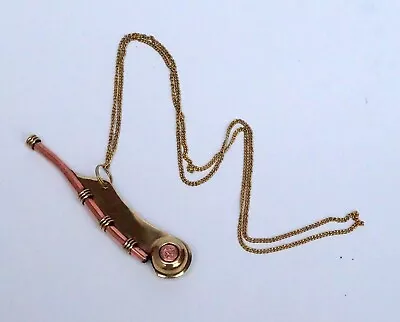 Solid Brass/Copper Boatswain (Bosun) Whistle Nautical Accessories Marine Gifts • $15.06
