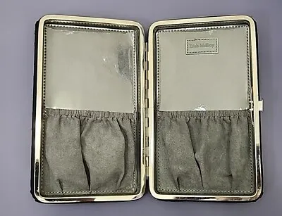 Trish McEvoy Empty Hard Brush Case W/ Pockets 7 1/2x 4 1/2 X 1-1/2 Black & Gray • $29.99