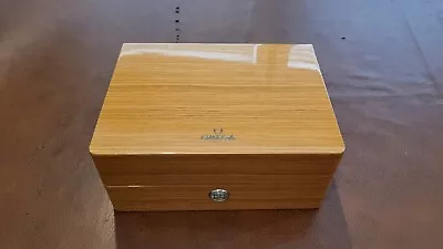 OMEGA Seamaster Professional Lacquered Wood Watch Presentation Box EUC! • $79.95