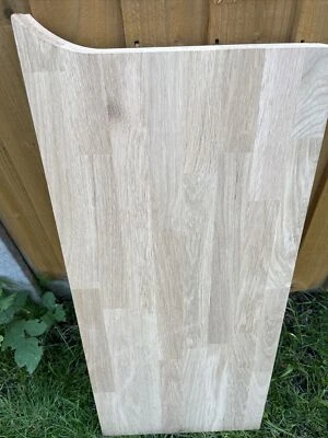 Solid Oak Kitchen Worktop Off Cut 60mm Thick 720mm X 330mm J13-14 • £35