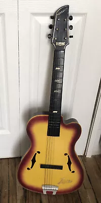 Vintage Emenee Tiger Sun Burst Toy Guitar • $29.95