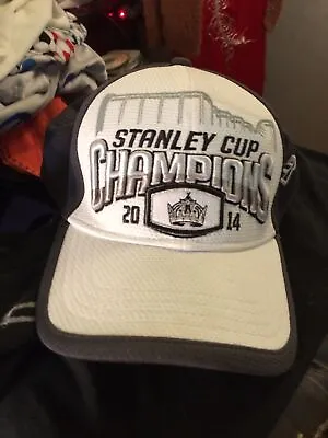 LA Kings NHL Hockey Stanley Cup Champions 2014 New Era Cap Hat 39/30 One Size • $18.40