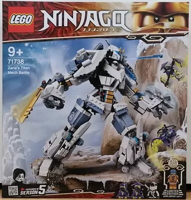 LEGO Ninjago 71738 Zane's Titan Mech Battle BNISB • $138.95