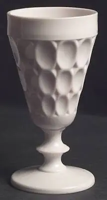 Jeannette Shell Pink Milk Glass Water Goblet 286258 • $15.99