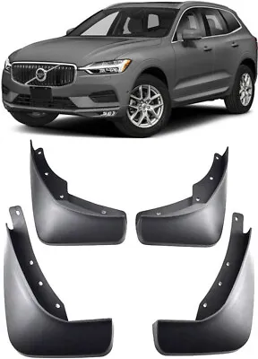 Front & Rear Molded Splash Guards Mud Flaps FOR 2018-2023 Volvo XC60 • $45.99