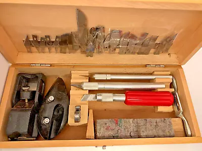 Vintage X-Acto Craft Carving Tool Set In Original Wood Box - Not Complete • $20