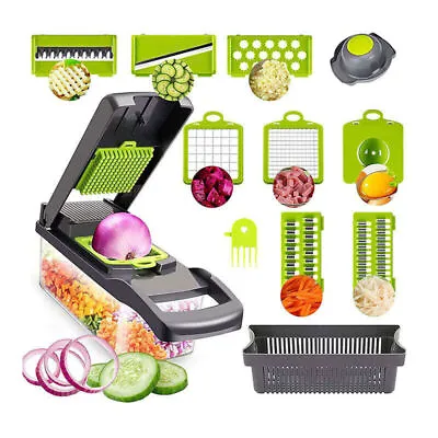 Vegetable Fruit Chopper Cutter Food Onion Veggie Dicer Slicer Kitchen • $22.90