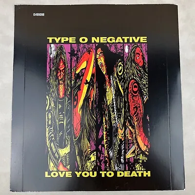 Type O Negative Love You To Death Band Hot Topic T-Shirt Store Display Poster • $34.99