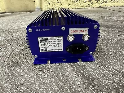 Purple Hydrofarm Lumatek Digital Lighting LK1TH240 Electronic Ballast HPS/MH • $50