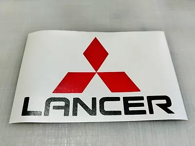 Mitsubishi Lancer Vtg Style Vinyl Decal Many Sizes & Colors Buy 2 Get 1 FREE • $7.35