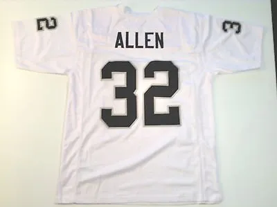 UNSIGNED CUSTOM Sewn Stitched Marcus Allen White Jersey - M L XL 2XL 3XL • $35.99