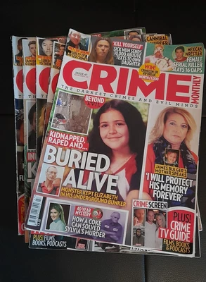 £10 • Buy Crime Monthly Magazines X 5 Rrp £3.25 Issues 47, 48, 49, 50 And 51