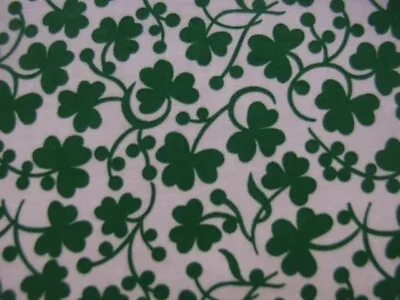 Fabric Cute Green Clover Fabric  44  X 36  No:473 • $5.99