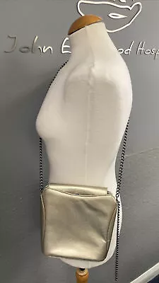 Jacques Vert Small Gold Coloured Handbag Used • £15