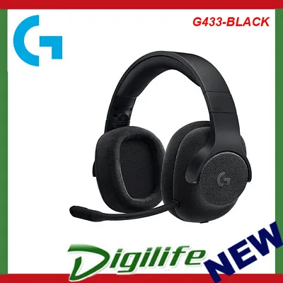 $129 • Buy Logitech G433 Wired Gaming Headset With DTS Headphone 7.1 X Surround Sound Black