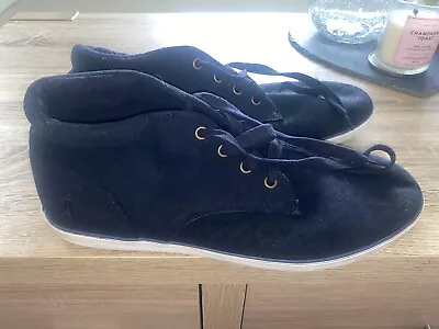 Men's Ralph Lauren Polo Odie Navy Suede High Top Shoes UK 11 • £9