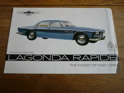 Aston Martin Lagonda Rapide Brochure • $28.58