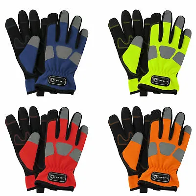£4.95 • Buy Work Gloves Hand Protection Mechanics Tradesman Farmer's Gardening DIY Builders