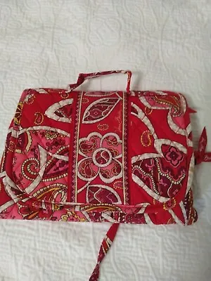 Vera Bradley Hanging Travel Makeup Organizer Bag NEW Rosy Posies • $18