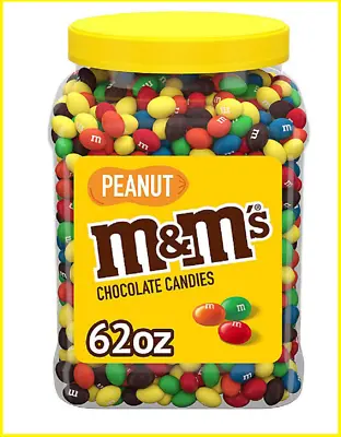 M&M'S Peanut Milk Chocolate Candy Bulk Jar (62 Oz.) • $29