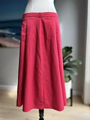 $15 • Buy ASOS Pink Midi Large Pleated Skirt Size 12